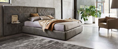 Patul Ecletico, imbraca in mod armonios peretele pe care este asezat.